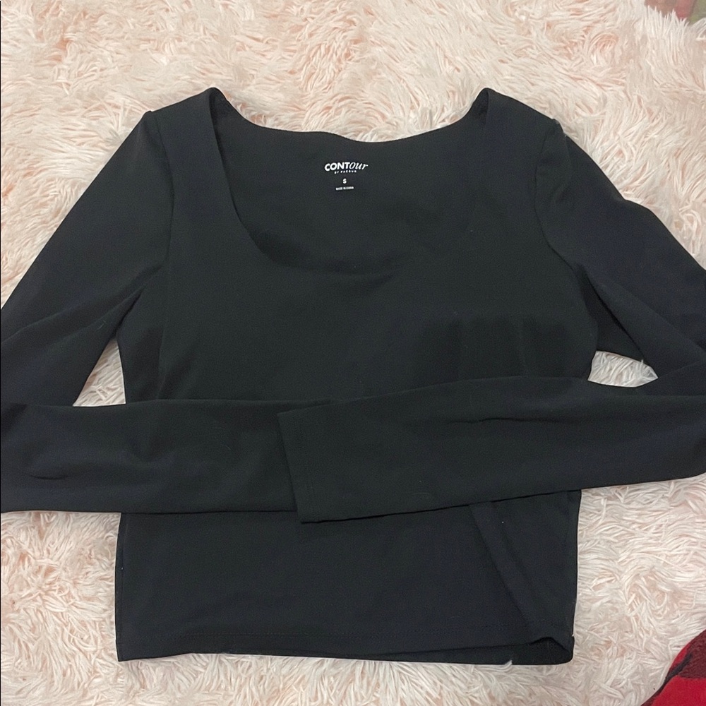 Black Long Sleeve Top- Contour by Pacsun